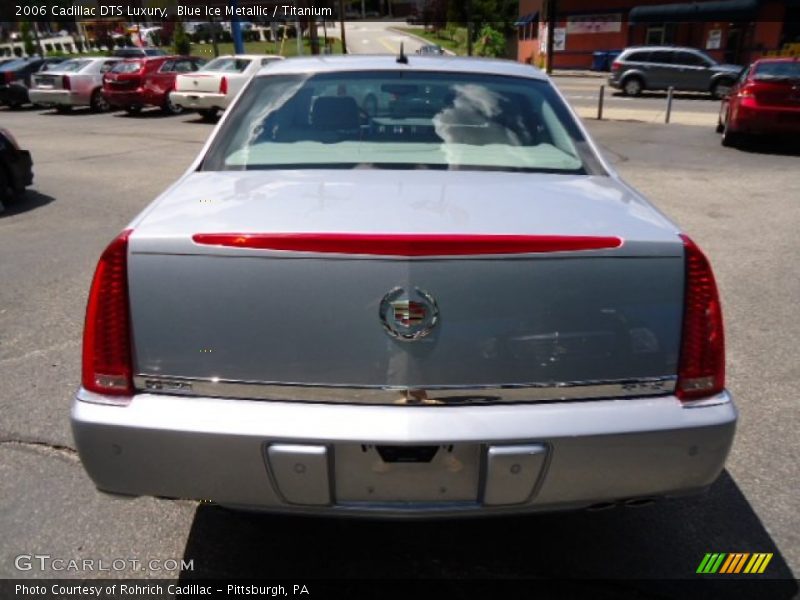 Blue Ice Metallic / Titanium 2006 Cadillac DTS Luxury