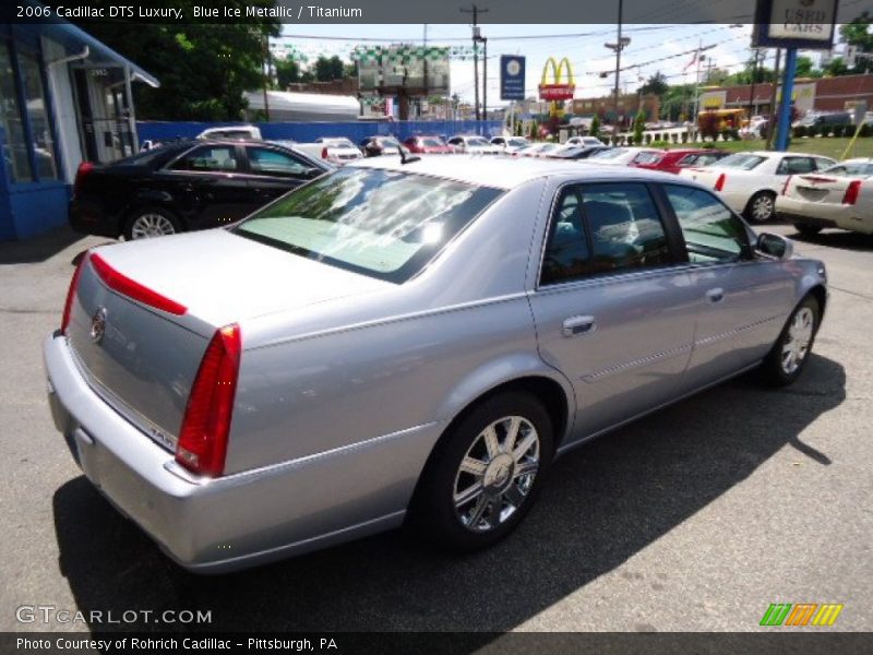 Blue Ice Metallic / Titanium 2006 Cadillac DTS Luxury