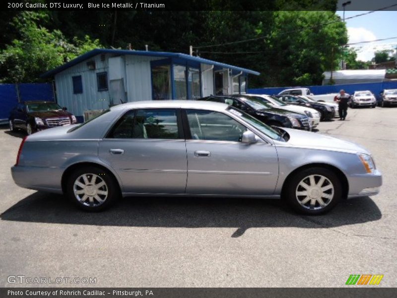 Blue Ice Metallic / Titanium 2006 Cadillac DTS Luxury