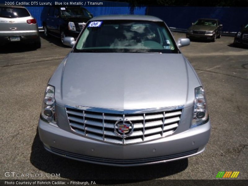 Blue Ice Metallic / Titanium 2006 Cadillac DTS Luxury