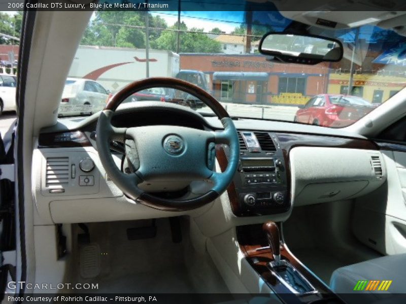 Blue Ice Metallic / Titanium 2006 Cadillac DTS Luxury