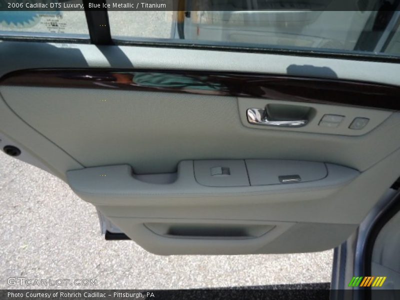 Blue Ice Metallic / Titanium 2006 Cadillac DTS Luxury