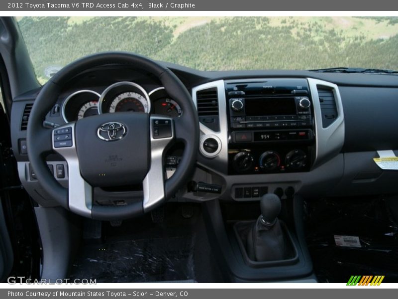 Black / Graphite 2012 Toyota Tacoma V6 TRD Access Cab 4x4