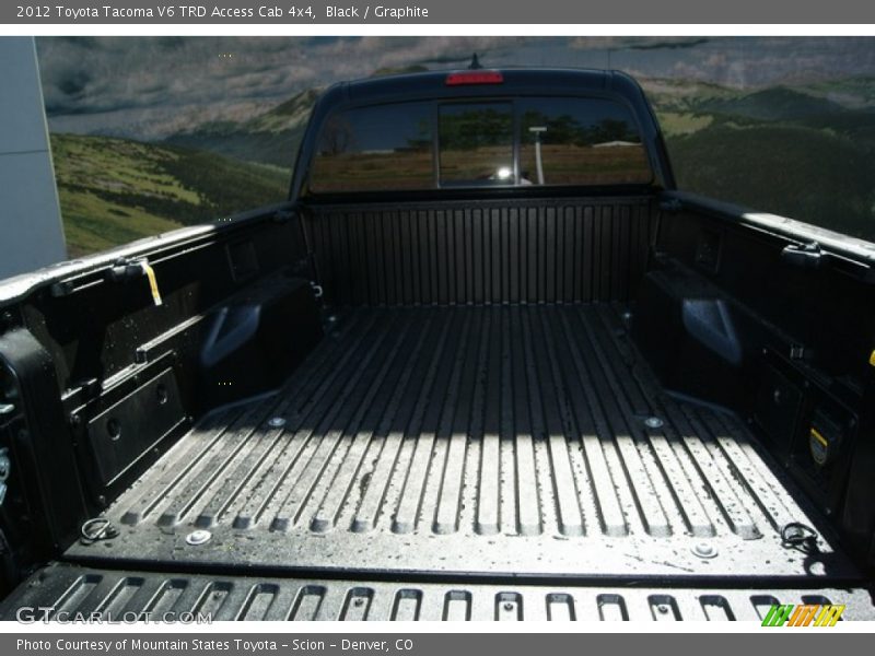 Black / Graphite 2012 Toyota Tacoma V6 TRD Access Cab 4x4