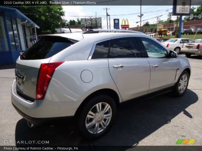 Radiant Silver / Titanium/Ebony 2010 Cadillac SRX 4 V6 AWD