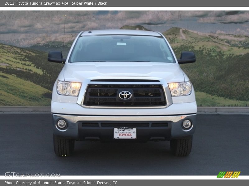 Super White / Black 2012 Toyota Tundra CrewMax 4x4