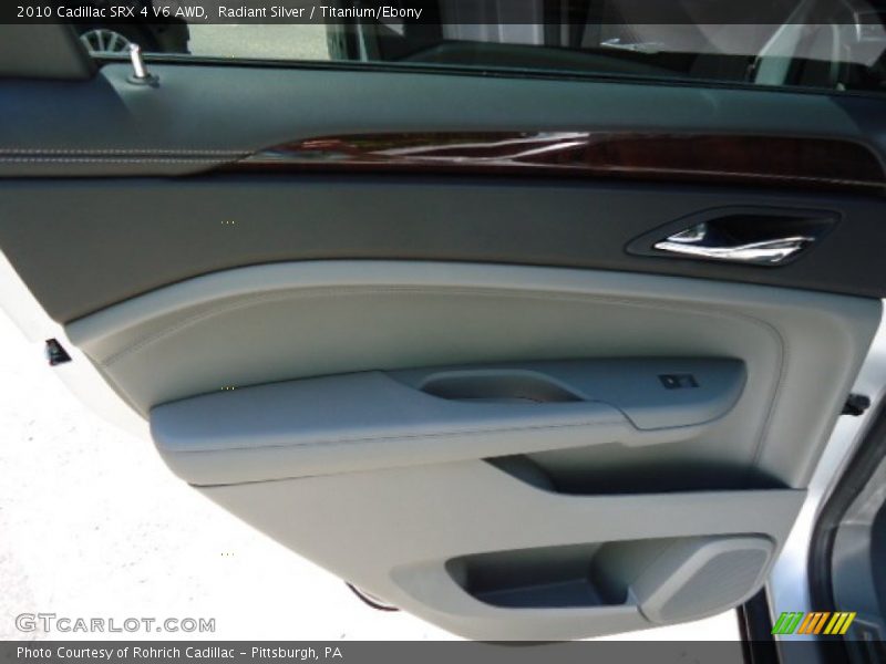 Radiant Silver / Titanium/Ebony 2010 Cadillac SRX 4 V6 AWD