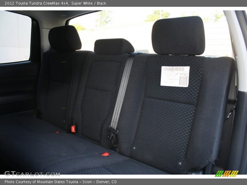 Super White / Black 2012 Toyota Tundra CrewMax 4x4