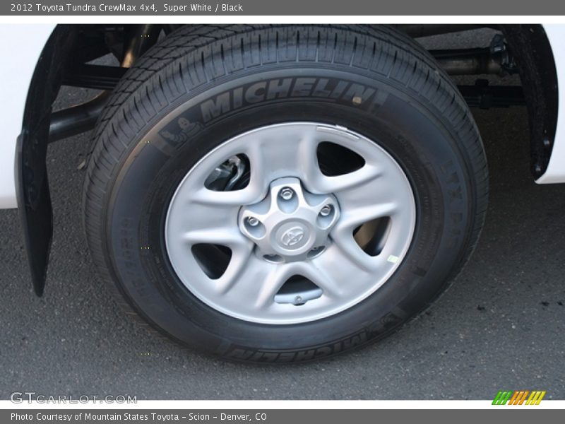 Super White / Black 2012 Toyota Tundra CrewMax 4x4