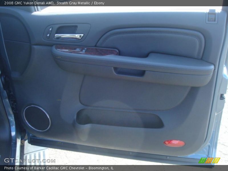 Stealth Gray Metallic / Ebony 2008 GMC Yukon Denali AWD