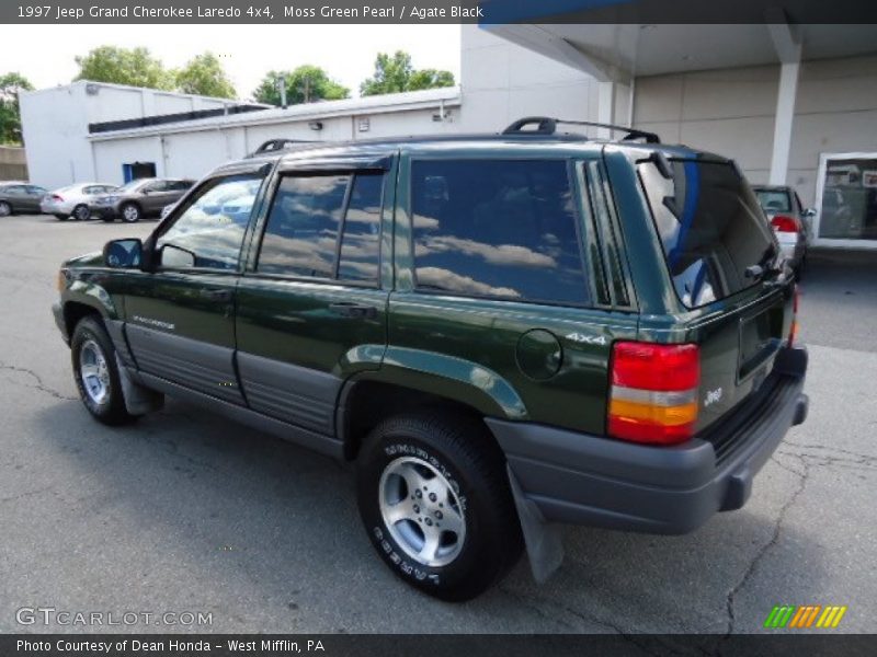 Moss Green Pearl / Agate Black 1997 Jeep Grand Cherokee Laredo 4x4