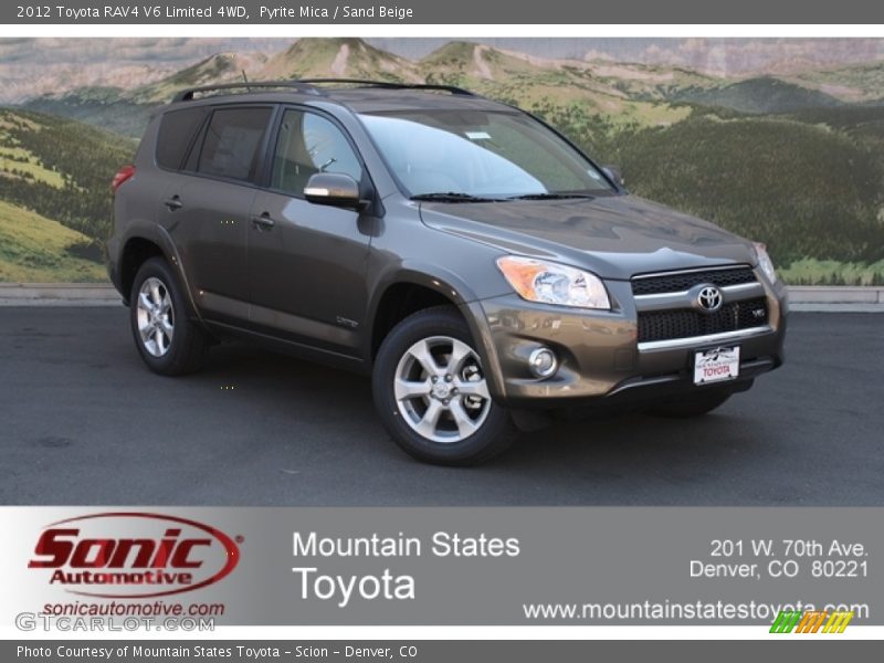 Pyrite Mica / Sand Beige 2012 Toyota RAV4 V6 Limited 4WD