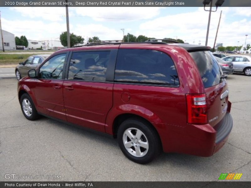 Deep Cherry Red Crystal Pearl / Dark Slate Gray/Light Shale 2010 Dodge Grand Caravan SE Hero