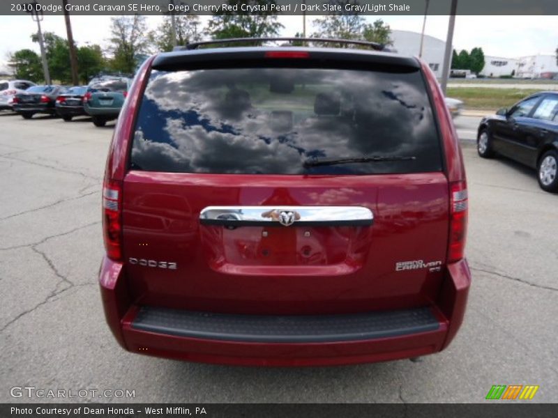 Deep Cherry Red Crystal Pearl / Dark Slate Gray/Light Shale 2010 Dodge Grand Caravan SE Hero