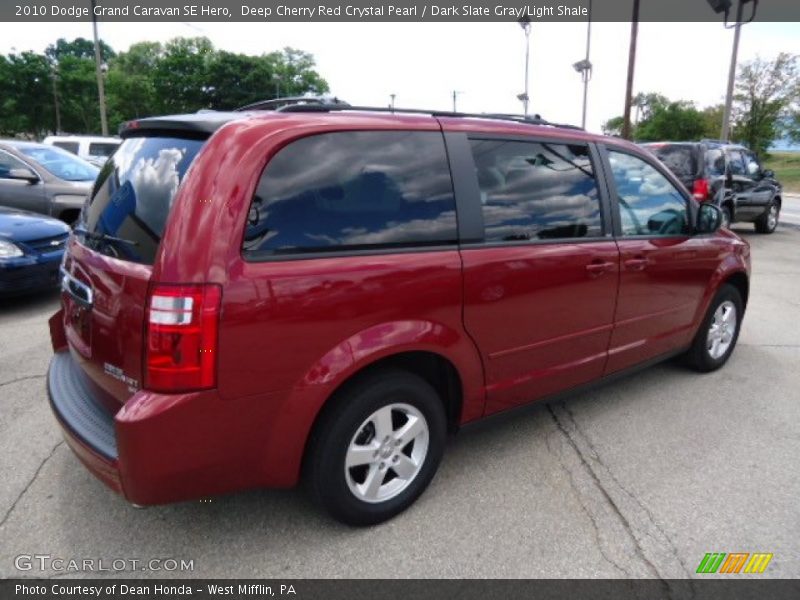 Deep Cherry Red Crystal Pearl / Dark Slate Gray/Light Shale 2010 Dodge Grand Caravan SE Hero