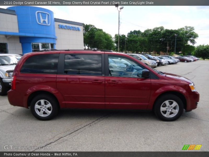 Deep Cherry Red Crystal Pearl / Dark Slate Gray/Light Shale 2010 Dodge Grand Caravan SE Hero