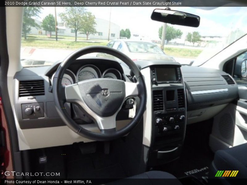 Deep Cherry Red Crystal Pearl / Dark Slate Gray/Light Shale 2010 Dodge Grand Caravan SE Hero