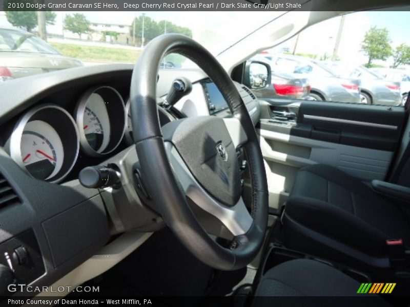 Deep Cherry Red Crystal Pearl / Dark Slate Gray/Light Shale 2010 Dodge Grand Caravan SE Hero