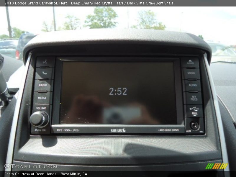 Deep Cherry Red Crystal Pearl / Dark Slate Gray/Light Shale 2010 Dodge Grand Caravan SE Hero