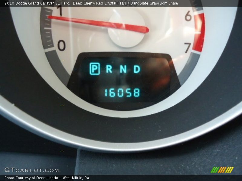 Deep Cherry Red Crystal Pearl / Dark Slate Gray/Light Shale 2010 Dodge Grand Caravan SE Hero