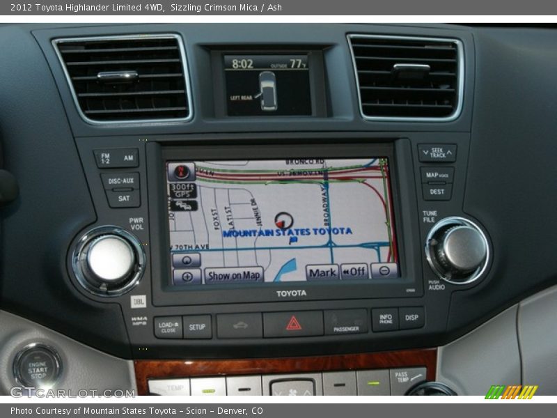 Sizzling Crimson Mica / Ash 2012 Toyota Highlander Limited 4WD