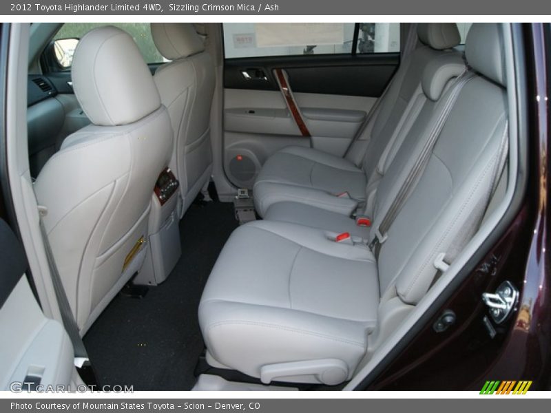 Sizzling Crimson Mica / Ash 2012 Toyota Highlander Limited 4WD