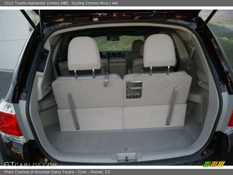 Sizzling Crimson Mica / Ash 2012 Toyota Highlander Limited 4WD