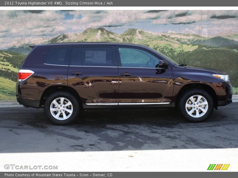 Sizzling Crimson Mica / Ash 2012 Toyota Highlander V6 4WD