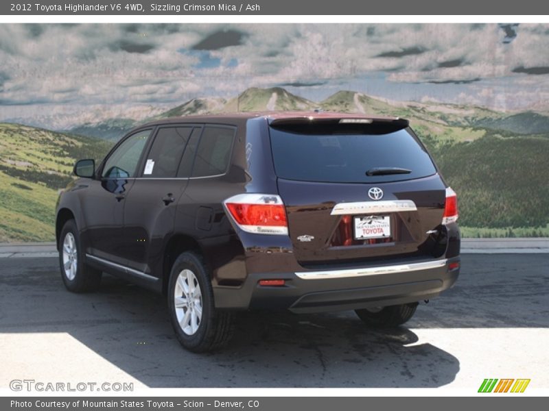 Sizzling Crimson Mica / Ash 2012 Toyota Highlander V6 4WD