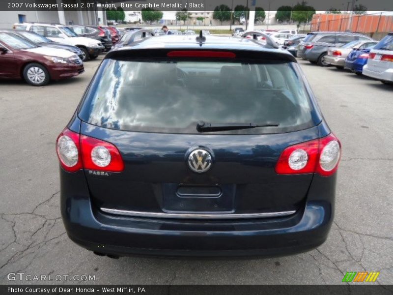 Blue Graphite Metallic / Black 2007 Volkswagen Passat 2.0T Wagon