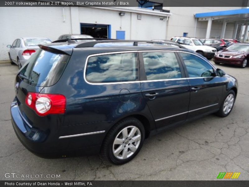 Blue Graphite Metallic / Black 2007 Volkswagen Passat 2.0T Wagon