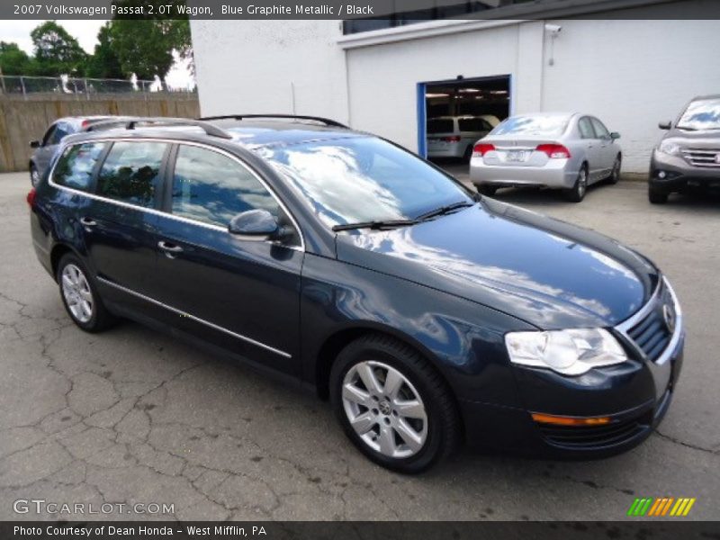 Blue Graphite Metallic / Black 2007 Volkswagen Passat 2.0T Wagon