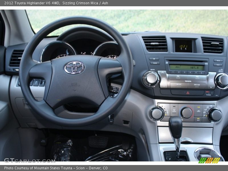 Sizzling Crimson Mica / Ash 2012 Toyota Highlander V6 4WD