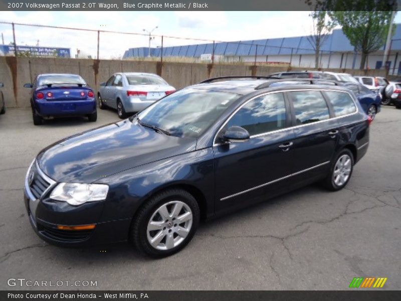 Blue Graphite Metallic / Black 2007 Volkswagen Passat 2.0T Wagon