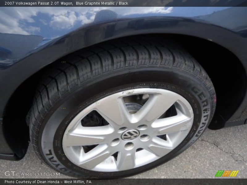 Blue Graphite Metallic / Black 2007 Volkswagen Passat 2.0T Wagon