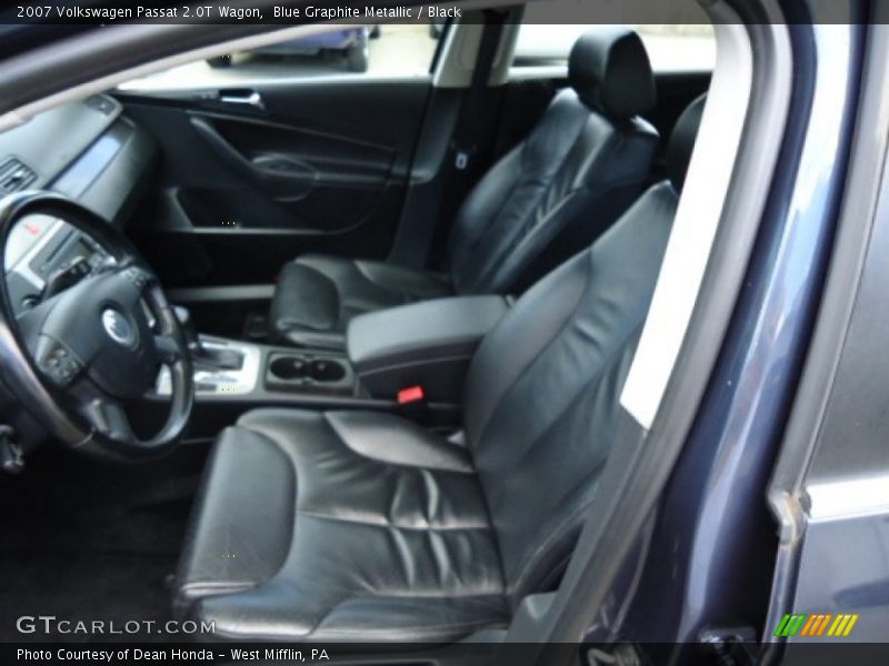 Blue Graphite Metallic / Black 2007 Volkswagen Passat 2.0T Wagon