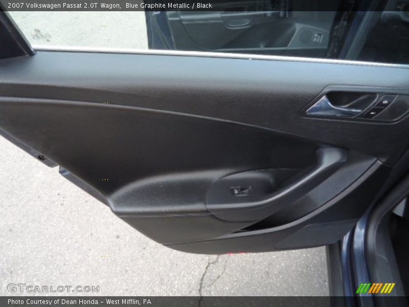 Blue Graphite Metallic / Black 2007 Volkswagen Passat 2.0T Wagon
