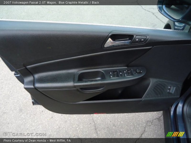 Blue Graphite Metallic / Black 2007 Volkswagen Passat 2.0T Wagon