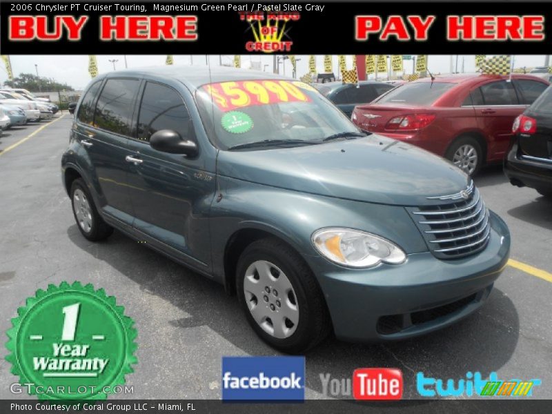 Magnesium Green Pearl / Pastel Slate Gray 2006 Chrysler PT Cruiser Touring