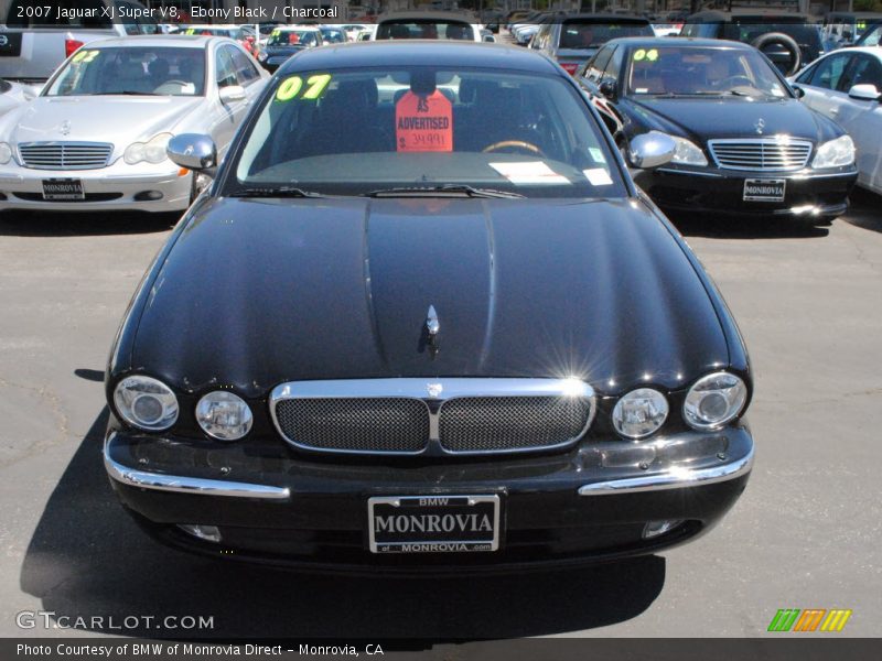 Ebony Black / Charcoal 2007 Jaguar XJ Super V8