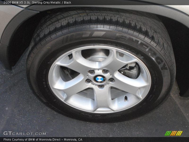 Sterling Grey Metallic / Black 2006 BMW X5 3.0i