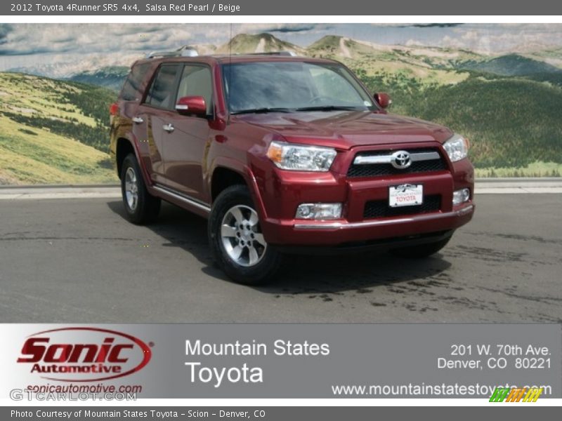 Salsa Red Pearl / Beige 2012 Toyota 4Runner SR5 4x4