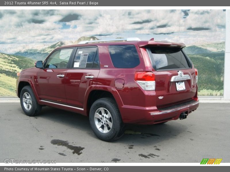 Salsa Red Pearl / Beige 2012 Toyota 4Runner SR5 4x4