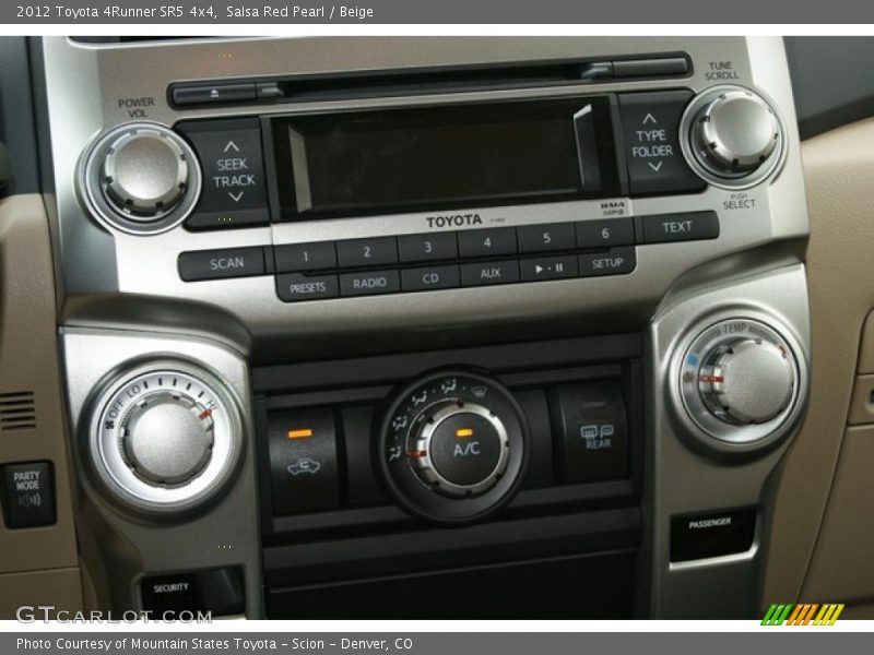 Salsa Red Pearl / Beige 2012 Toyota 4Runner SR5 4x4