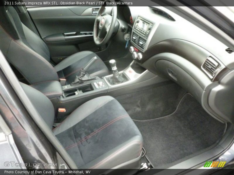  2011 Impreza WRX STi STI  Black/Alcantara Interior