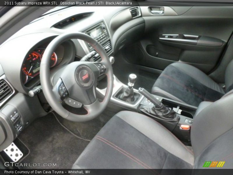  2011 Impreza WRX STi STI  Black/Alcantara Interior