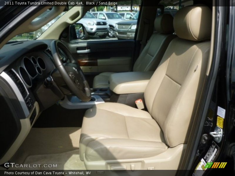 Black / Sand Beige 2011 Toyota Tundra Limited Double Cab 4x4
