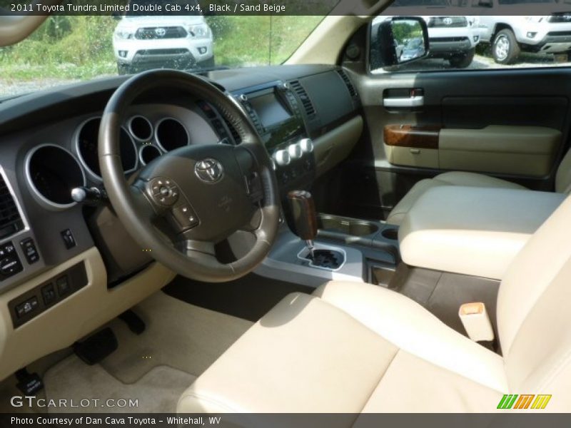 Black / Sand Beige 2011 Toyota Tundra Limited Double Cab 4x4