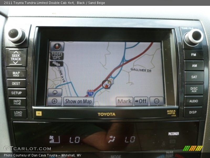 Navigation of 2011 Tundra Limited Double Cab 4x4
