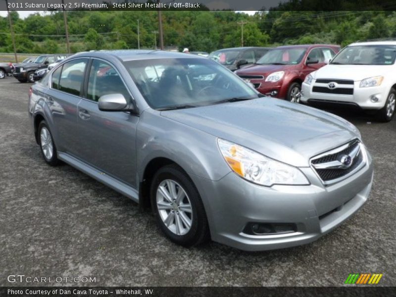 Steel Silver Metallic / Off-Black 2011 Subaru Legacy 2.5i Premium
